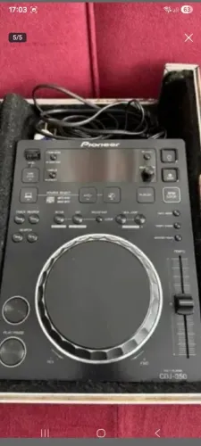 Cdj pioneer 350 + mixer djm 400 pioneer + case