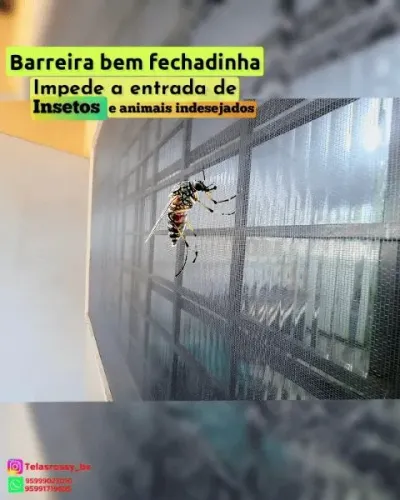 Telas anti-insetos para janelas e portas