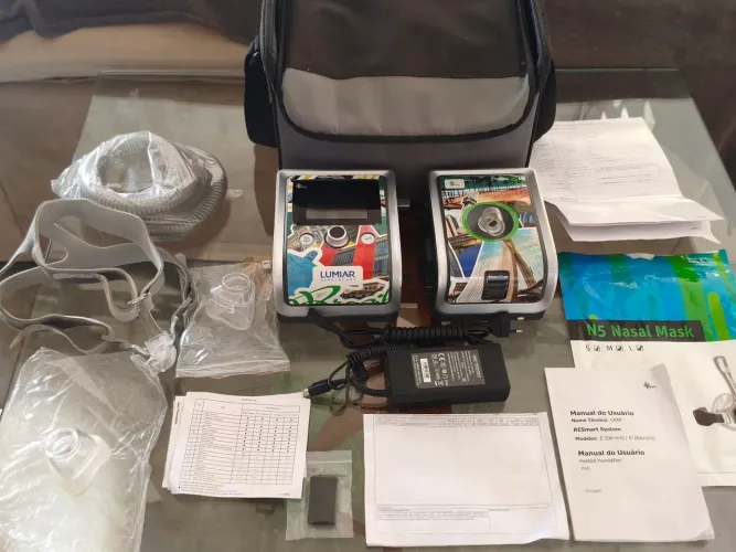 CPAP BMC RESmart Auto GII Completo + Umidificador + Máscara