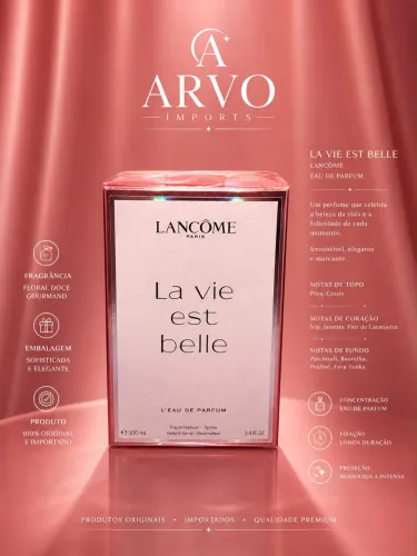 Lancôme La Vie Est Belle EDP 100ml Original | Perfume Feminino Importado