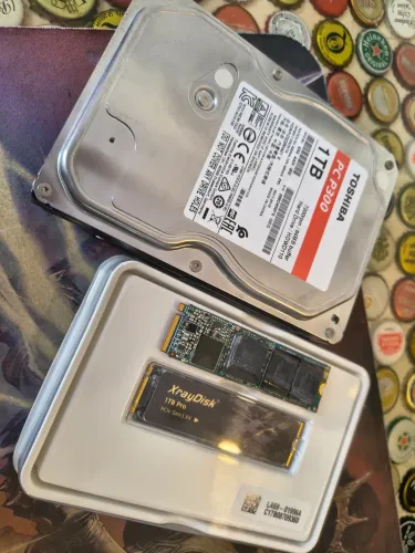 SSD 1TB xRayDisk Pro + SSD Toshiba 256Gb + HD 1TB toshiba