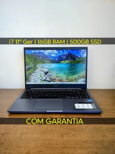 Notebook Samsung Book | Core i7 11ª Ger | 16GB RAM | SSD 500GB | Placa Iris Xe | Garantia