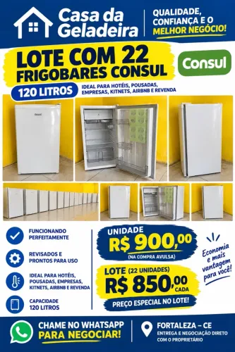 Lote de Frigobar Cônsul 