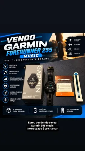 Relógio Garmin 255 music