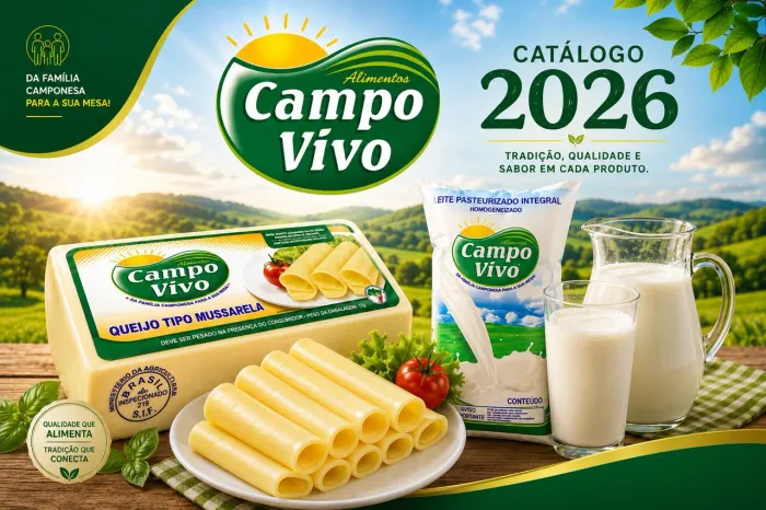 Alimentos Campo Vivo, entre em contato e seja nosso cliente.