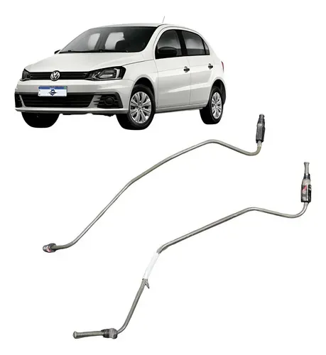 Par Tubo Cano Freio Volkswagen Gol G7 1.0 2017