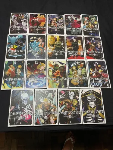 Mangá Overlord - Vol. 1 a 19