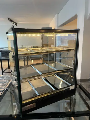 Vitriene estufa bancada 9 bandejas self service com led - pronta entrega