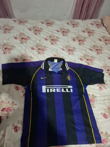 Camisa da inter de milão anos 2000 patrocínio da pirelli