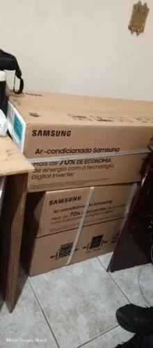 Ar condicionado Samsung 12btus Split Inverter windfree frio 220volts na caixa 