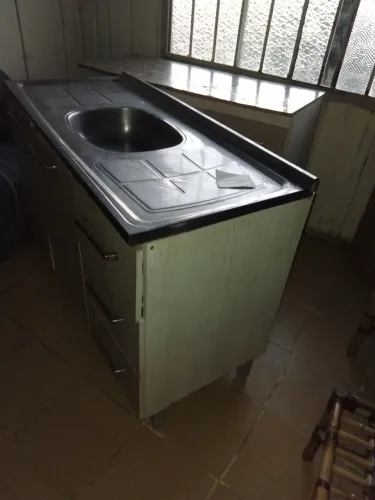 Móveis pra doar pia com balcão e balcão de cozinha