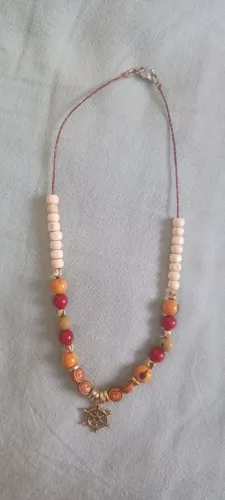 Colar feminino em fio encerado de 1mm
