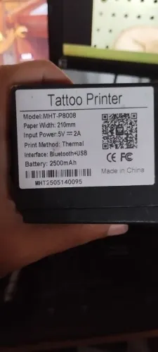 IMPRESSORA DE DECALQUE + MÁQUINA PEN PARA TATUAGEM