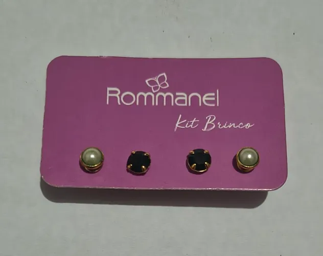 Kit Brinco Rommanel Preto e Branco