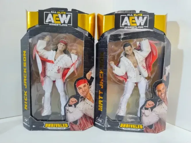Bonecos de ação - AEW - NICK E MATT JACKSON