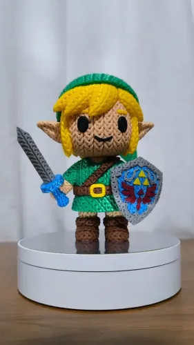 Link 3D - Zelda Ocarinha Of Time / 15cm