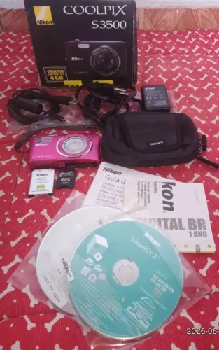 NIKON COOLPIX S3500 COMPLETA