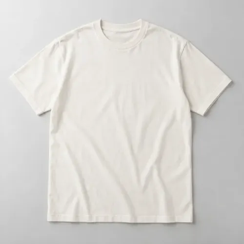Camiseta básica Off-white 100% algodão