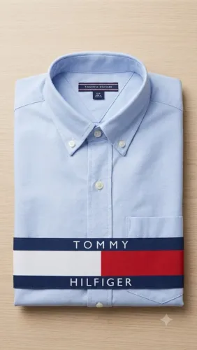 Camisa Tommy Hilfiger Manga Longa - Tamanho P