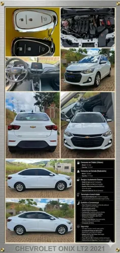 Chevrolet Onix Plus LT 1.0 12V Flex Mec. 4P 2021