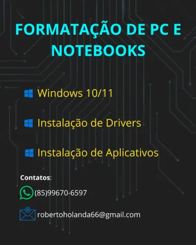 Formatação de PC e Notebook - Rápido e Otimizado