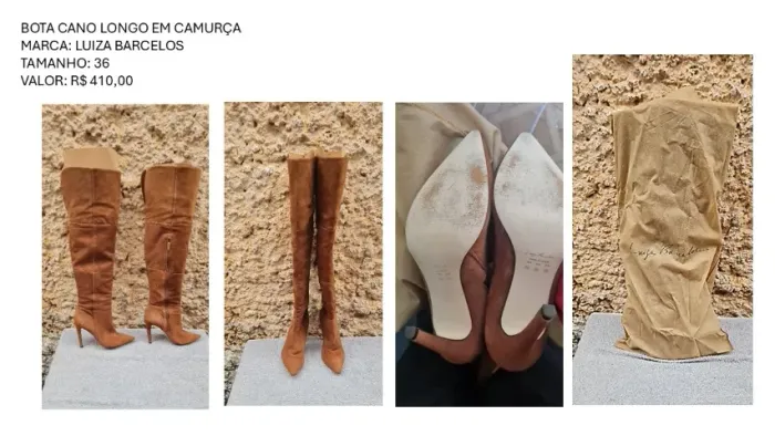 BOTA CANO LONGO - LUIZA BARCELOS