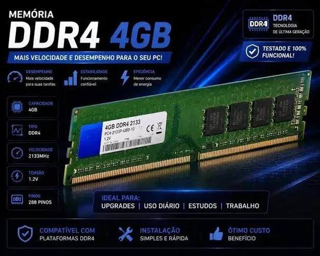 Memoria DDR4 2133mhz para PC