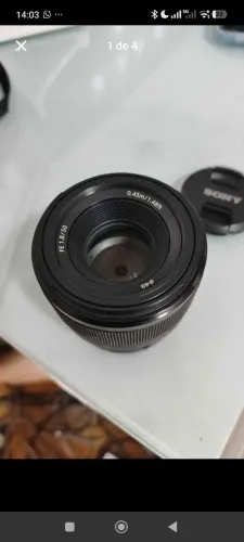 Lente Sony 50mm 1.8 emout