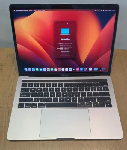 MacBook Pro 13 A1706 | 8GB RAM | 512GB SSD | Só 292 Ciclos Bateria | Intel Iris Plus Graph