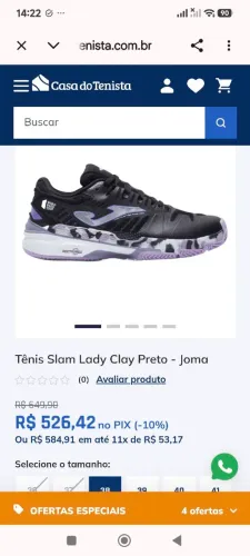Tênis joma original 