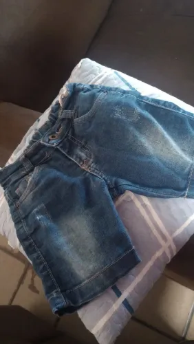 Bermuda jeans infantil