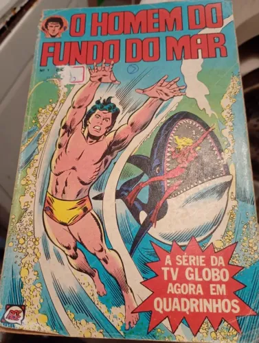 Hq o homem do fundo do mar n° 1 1978 RGE quadrinhos