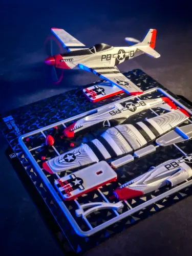 Kit de Cartão - Avião P-51D Mustang