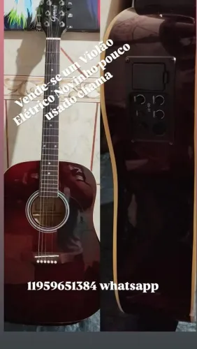 Violão Elétrico Performance semi novo