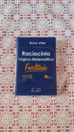 Raciocínio Lógico-Matemático Facilitado - 5ª Edição 2019. Livro nunca usado!