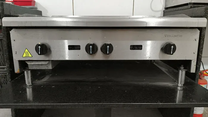 Chapa Venâncio toda em aço inox