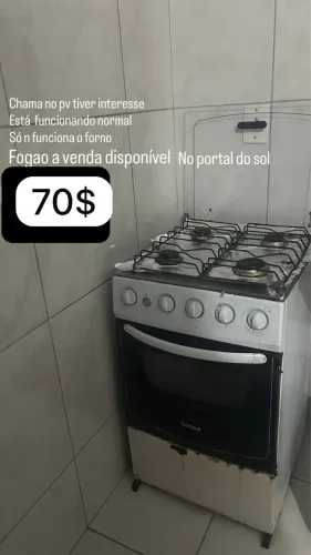 Fogão a venda 70$ já usado