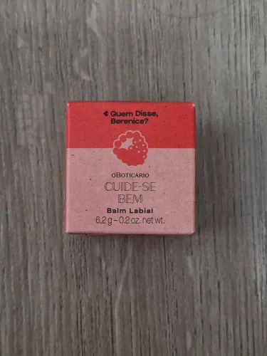 Balm Labial Framboesa O Boticário 