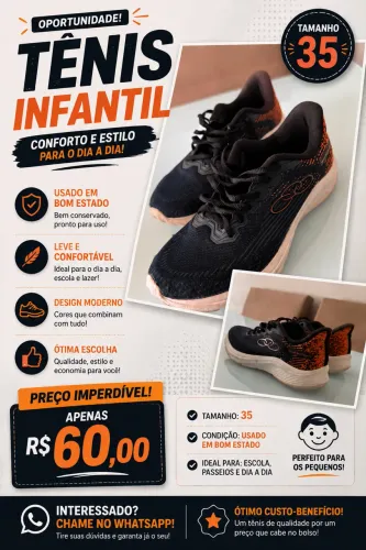 Tênis infantil Olympikus
