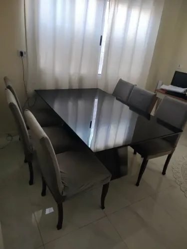 Mesa de vodro com 6 cadeiras