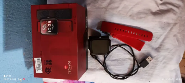 Smartwatch Technos Flamengo Edição Especial. Em perfeito estado.