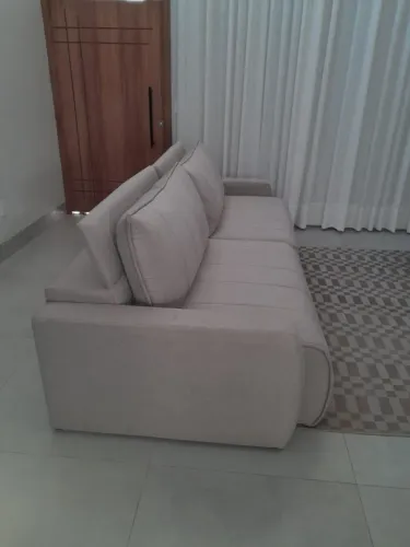 Sofá seminovo 2,70m linho