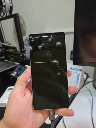 Samsung Galaxy s25 ultra Display QUEBRADO