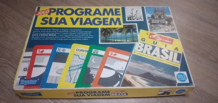 Jogo brinquedo antigo revista 4 rodas 