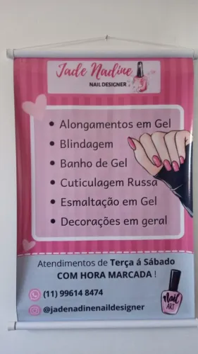 Banner de Bastão e Cordão de 60x40cm