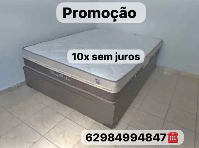 Colchao casal novo