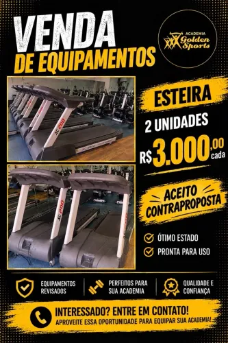 2 Esteiras ergométricas