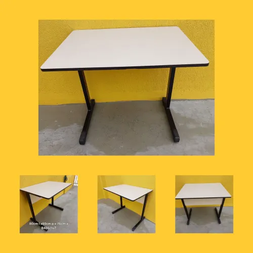 Mesa escritório 80x60cm bege