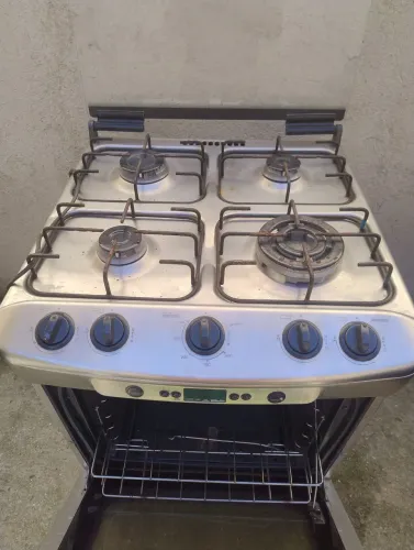 Fogão inox Brastemp 4 bocas