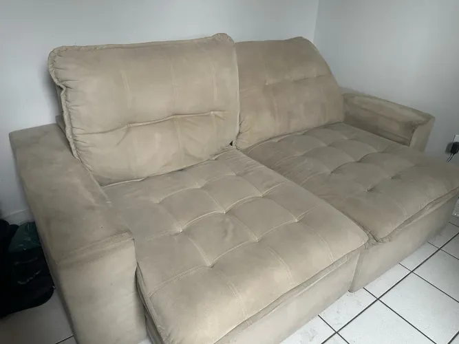 Sofá retrátil 3 lugares